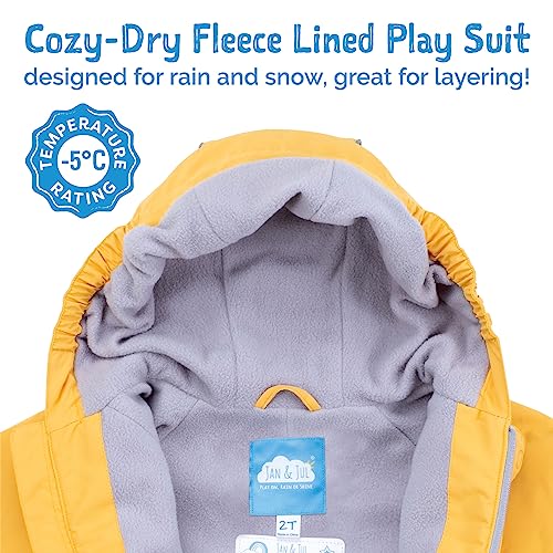 jan amp jul waterproof fleece lined snow suit coveralls for toddlers and kids