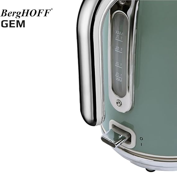 BergHOFF GEM RETRO 1.7 Litre Mint Yeşil Su Isıtıcısı 7950031