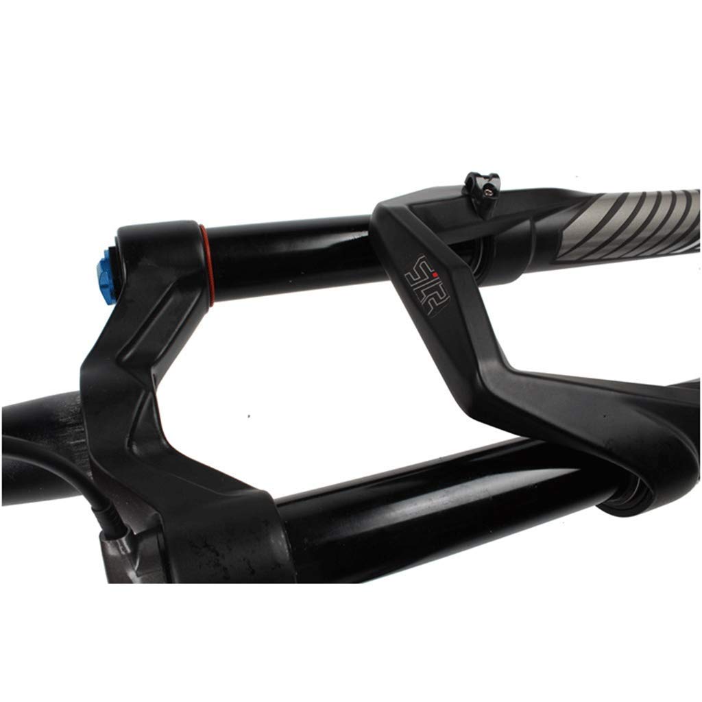 Fourche Avant de vélo VTT à Suspension pneumatique 26"/27,5"/29", Amortisseur réglable, Tube Conique 1-1/2", Blocage Manuel/à Distance, débattement 120 mm, axe 15-100 mm