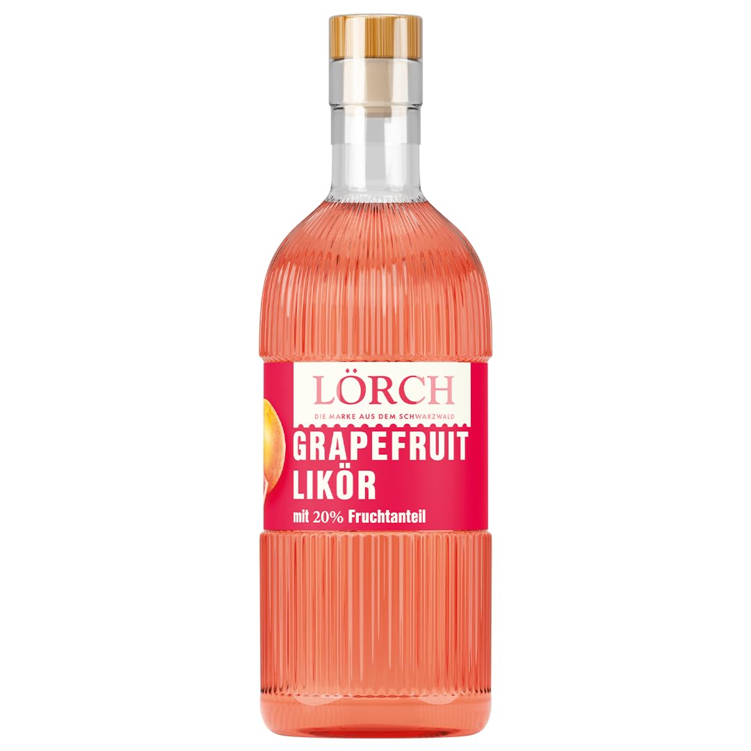 Lörch Grapefruitlikör aus dem Schwarzwald - der leckere Grapefruit Likör mit 20% Fruchtanteil | alc. 20% vol | 1 x 0,5l