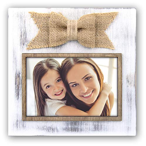 ZEP S.r.l. Alma Marco de Madera, Blanco/marrón, Für Bildformat 13 x 18 cm