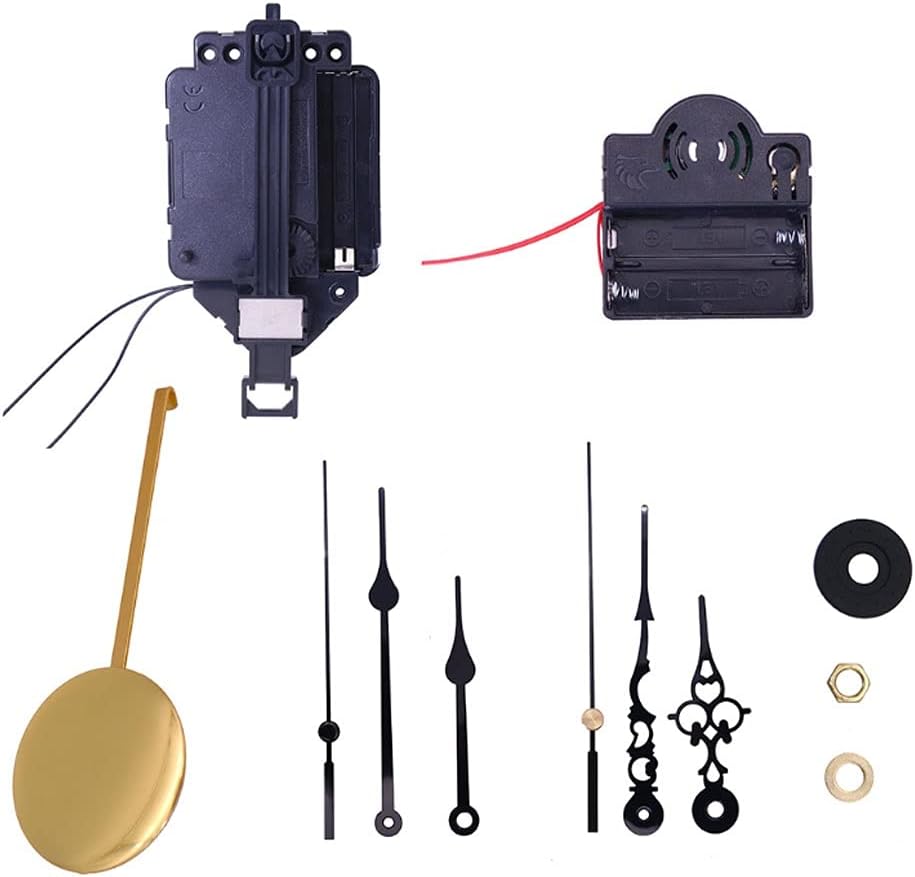 Pendulum Trigger Clock Chime Melody Movement DIY Kit with 2 Pairs Hands & Pendulum