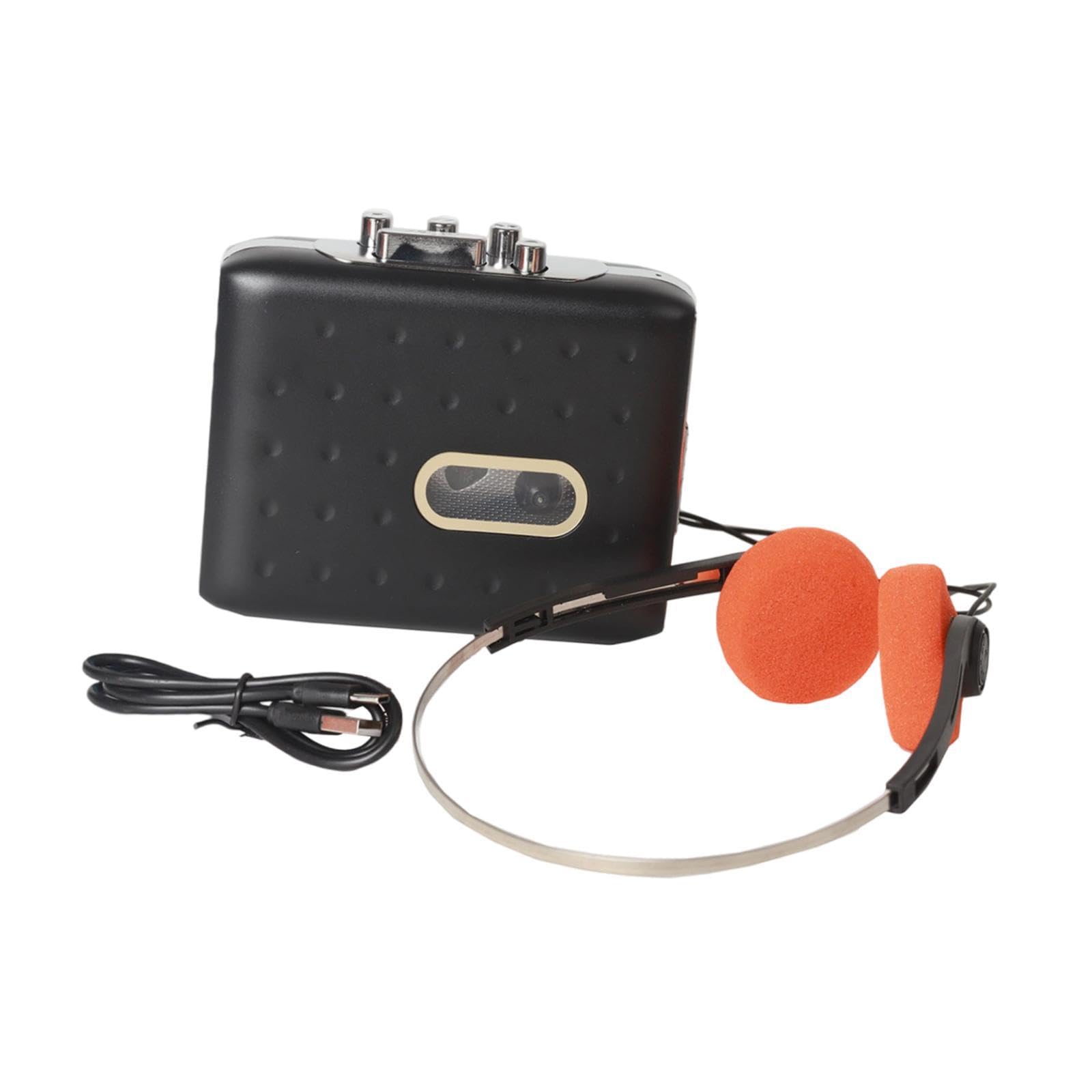 ZOOMELLA Cassette Tape Player Lightweight Compact Portable for Travel Outdoor Black|Personal Cassette Players| Personal Cassette Players-image-21