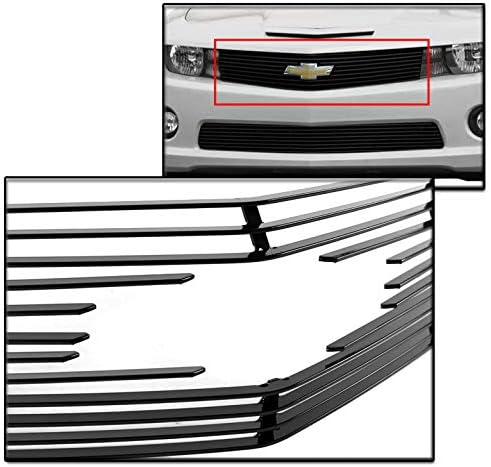 Miniatura 3 de Rejilla superior Billet Parrilla Inserto Negro (Emblema Cutout) Para Chevy Camaro LTLSRSSS 2010-2013