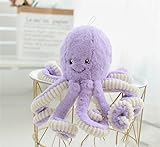 Bankeep Poupée créative en Peluche Pieuvre - Doudou - pour Dormir - Violet -...