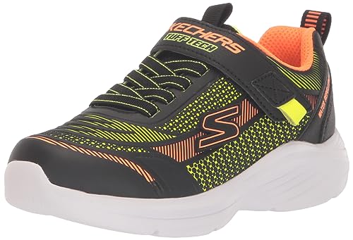 Basket Skechers Garçon 403861l Bksl noire pour le quotidien des enfants