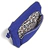 Vera Bradley Women's Microfiber Little Hipster Crossbody Purse With RFID Protection, Gage Blue, One Size