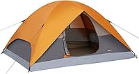 Amazon Basics 2-Person 3-Season Dome Camping Tent with Rainfly - Quick Setup, Waterproof