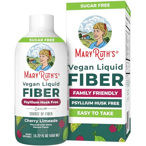 MARYRUTHS Liquid Fiber for Ages 1+ | Up to 7g FiberSMART Tapioca Fiber Excellent Source | Baobab Fruit | Psyllium Husk Free | Vegan | Gluten Free | No Added Sugar | 15.22 oz