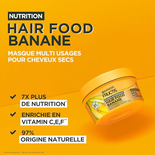 Masque Nourrissant Cheveux Secs Hair Food Banane Fructis Le Pot 320ml - vue 3