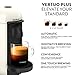 Nespresso Vertuo Plus Automatic Pod coffee machine for Americano, Decaf, Espresso by Krups in White [Amazon Exclusive]
