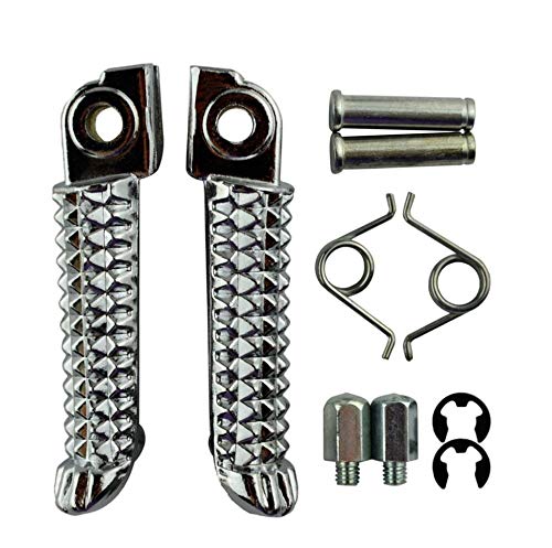 F Season Reposapiés delantero de aluminio para motocicleta Cover