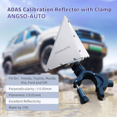 Image of Radar Aiming Corner Reflector Target, ADAS Calibration Tool | Compatible With Honda Toyota Mazda Kia Ford GM, Supports Radar Target Positioning And Vehicle Calibration Setup