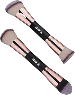 Aura Brochas de maquillaje facial, 2 brochas ...