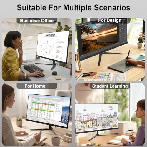 Image of 23.8 inch Touchscreen All-in-One Desktop Computer Space-Saving for Work&Study | Core i7 Processor 4Cores 16GB RAM 512GB SSD with WiFi6 Bluetooth5.3 and Wired Keyboard with Mouse