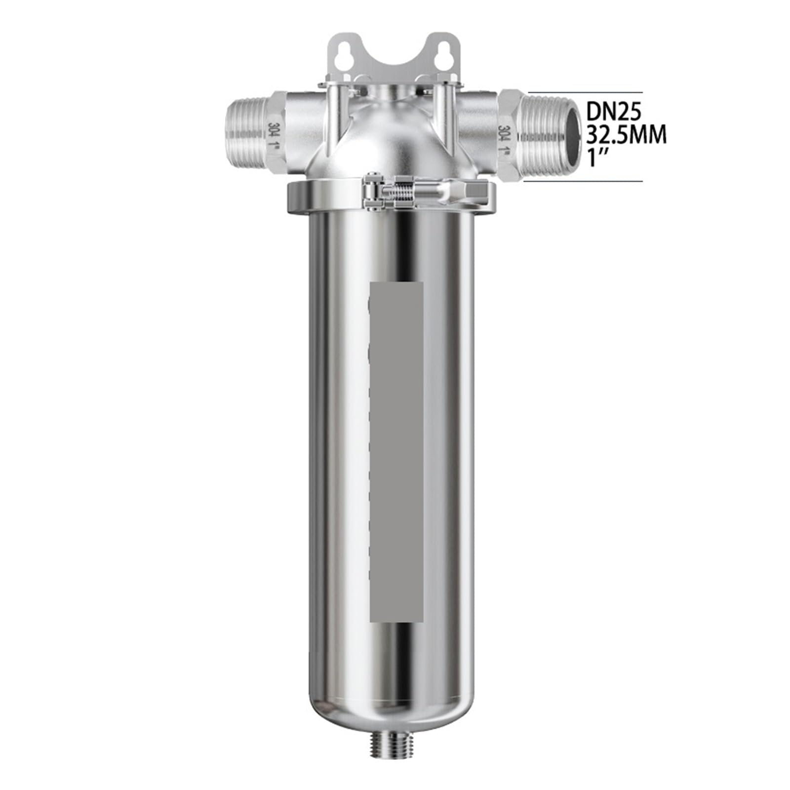 10 Pollici Pre Filtro Purificatore Tutta la Casa Spin Down Sedimenti Filtro Acqua Sistema Prefiltro Centrale Controlavaggio Maglia in Acciaio Inox