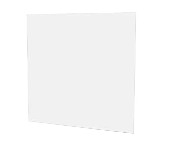 Acrylic Clear Plexiglass Cast Sheet 1/4 x 24 x 24 Nominal