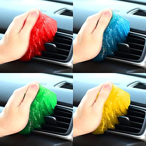 DNA MOTORING TOOLS-00150 (4 Pack) Car Cleaning Jelly Auto Detailing Tool Universal Clean Gel Auto Vent Air Interior Home & Office Electronics Keyboard Cleaner (4 Units),Blue+Red+Green+Yellow 5 DNA MOTORING TOOLS-00150 (4 Pack) Car Cleaning Jelly Auto Detailing Tool Universal Clean Gel Auto Vent Air Interior Home & Office Electronics Keyboard Cleaner (4 Units),Blue+Red+Green+Yellow