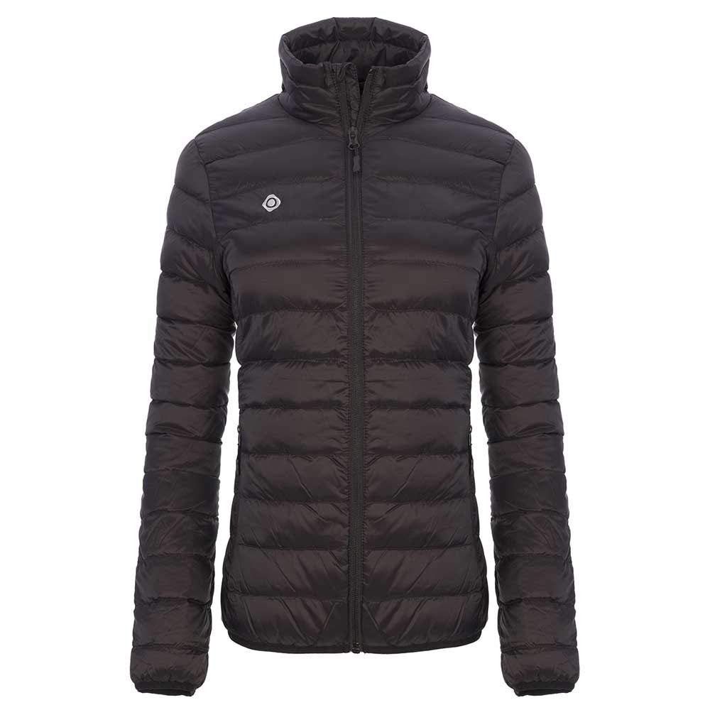 Izas Grecia Chaquetas De Pluma, Mujer, Negro/Negro, XL