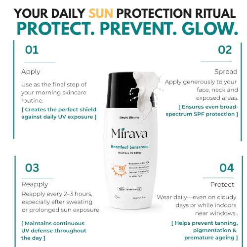 Image of Heartleaf Matte Sunscreen SPF 50 PA++++ | Next-Gen UV Filters | Protect • Hydrate • Matte | No White Cast | Broad Spectrum UVA /UVB Protection | Niacinamide & Natori HA Complex (13 Types of Hyaluronic Acid) | Lightweight Daily Fluid Sunscreen for All Skin Types | 50 ml