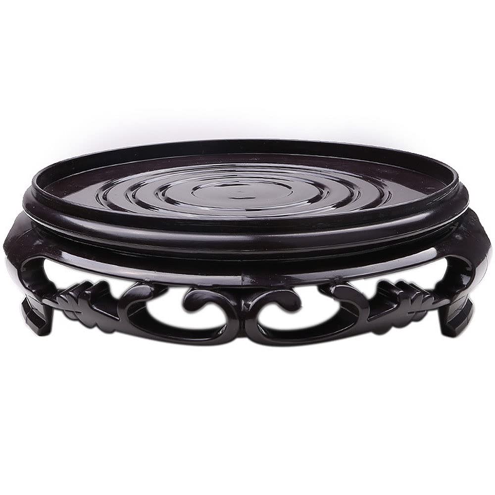 Plant Pot Saucers Plastic Antique vases Base Tray Flowerpot Shelf Pedestal for Indoor/Outdoor Plants (QD-09) — image 1