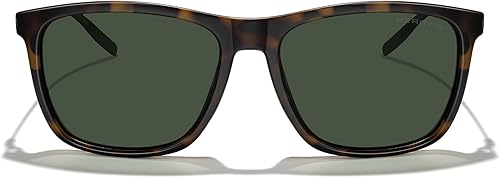 Miniatura 188 de MERRY'S S8286 Lentes de sol polarizados de aluminio, unisex, estilo de época, para hombres y mujeres 0c03 Marco negro/lente de espejo verde/patillas