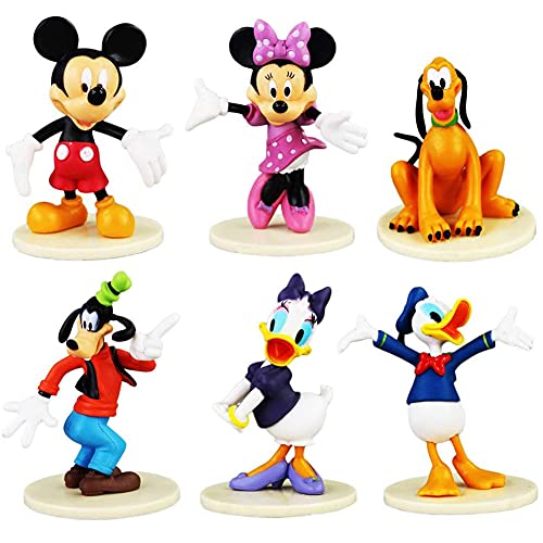 Minnie Adorno para Pasteles, Decoraciones de cumpleaños de Minnie para Niñas Artículos de Fiesta de cumpleaños con temática de Minnie Decoraciones Cover