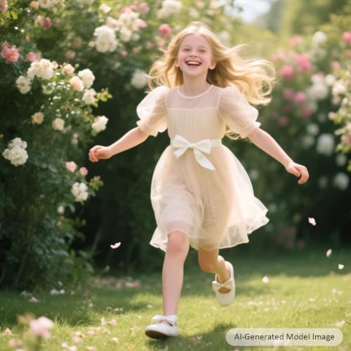 Image of Felix & Flora Toddler Flower Girl Dress Shoes - Girl Ballet Flats Party School Shoes Wedding