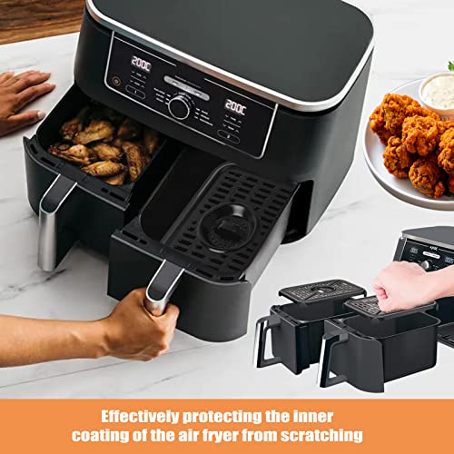 8 Packs Air Fryer Rubber Bumpers for Ninja, Reusable Replacement Heat