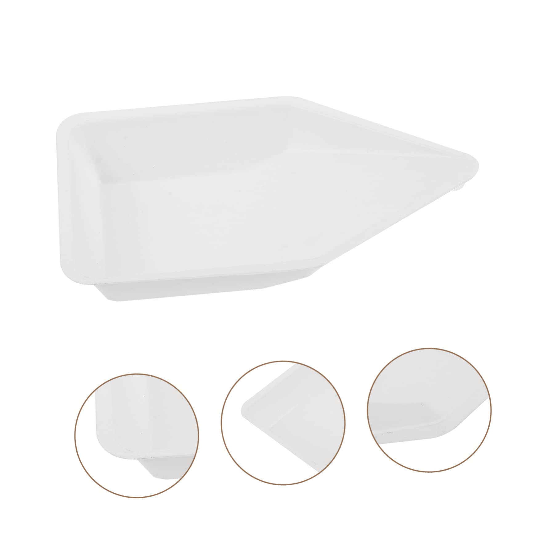 iplusmile 100piezas Bandejas De Pesaje De Plástico Antiestáticas Para Laboratorio Diseño Flexible y Fácil Vertido Para Balanzas y Análisis De Humedad