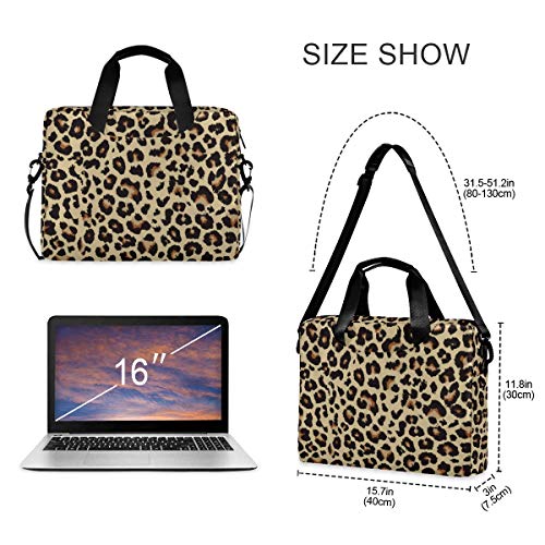 image for ALAZA Cheetah Leopard Print Animal Skin Laptop Case Bag Sleeve Portabl