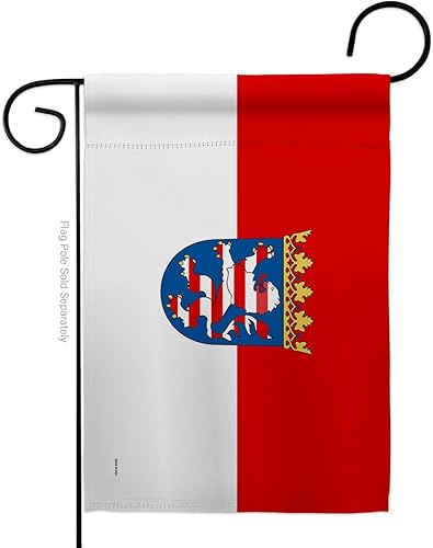 Americana Home & Garden Bandera de jardín Hesse Regional Alemania, Estados de Europa Central, Territorio de Europa Central, Historia, País, Área