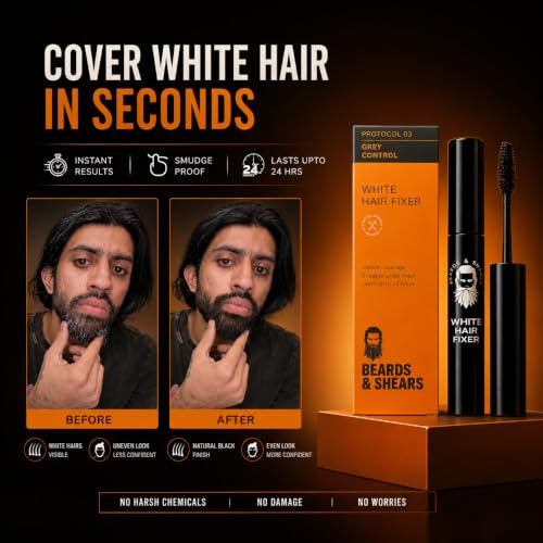 Image of Instant White Hair Fixer for Men with Amla | Beard & Hair Touch-Up Wax