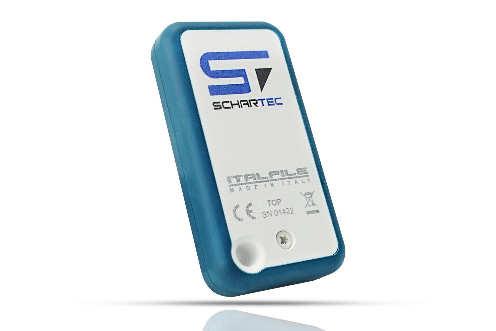 SCHARTEC Télécommande universelle pour porte de garage - 433-868 MHz - 2 canaux - Pour Hörmann Sommer Novoferm Bft Berner Marantec Came Nice etc. - Bleu