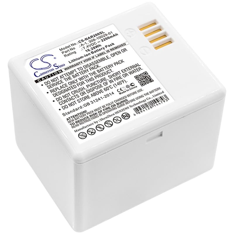 Batteria di ricambio da 2200 mAh per NETGEAR Arlo Pro, Arlo Pro 2, VM4030, VM4030P, VMA4400, VMA4400-100NAS, VMC4030, VMS3230, codice articolo: 308-10029-01, 308-10047-0047-01. 1, A-1, A-1B