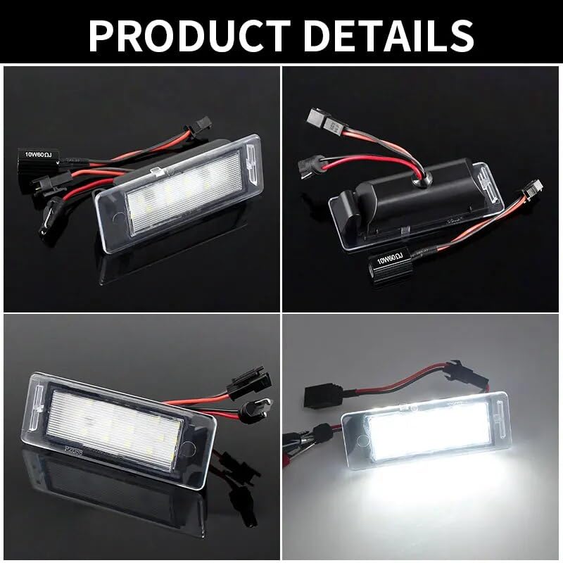 Luces de matrícula de remolque SMD Canbus para coche Buick Allure 4