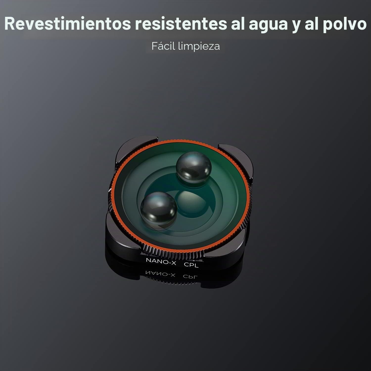 K&F Concept Filtro CPL Compatible con GoPro Hero 13 12 Hero 11 Hero 10 Hero 9 Black,Filtro Polarizador de Lente de Cámara para GoPro Hero 13/12/11/10/9 Black