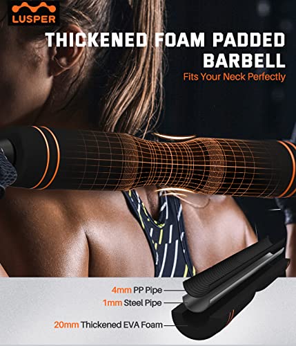 Lusper Adjustable Weights Dumbbells Set, 44Lbs Free Weights With 3 Modes, Multiweight Dumbbells/Barbell/Kettlebell With Hexagon Connector, Weights Set Fitness Exercise, Home Gym Workouts For Men And Women #TOP5