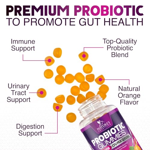 Nature's Nutrition Probiotics for Digestive Health Gummies