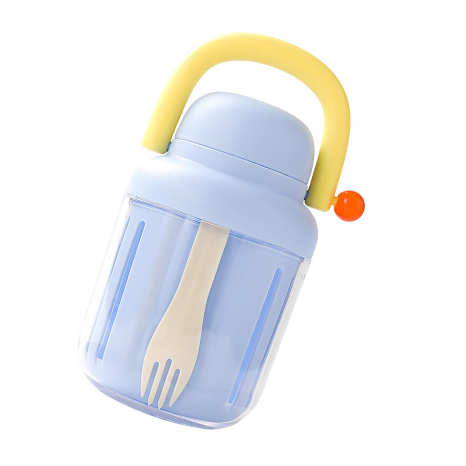 Xjdzineq Stackable Lunch Container with Removable Sauce Collector 550ml Salad Shaker Cup for Vegetable Fruit Meal Preparation Leak Proof Salad Cup for Lunch