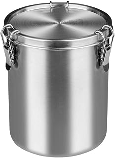 10 End of Kitchen Cabinet Ideas to Use Dead Space 29 Stainless Steel Coffee Canister | 100% Airtight Metal Food Storage Conta...