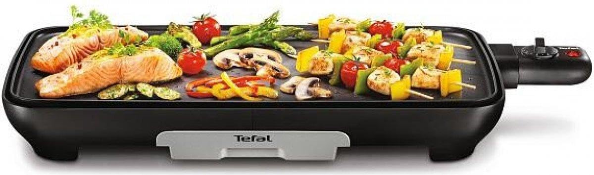 Tefal CB503813 grill kontaktowy Blat Prąd elektryczny 2000W Czarny, Srebrny grill