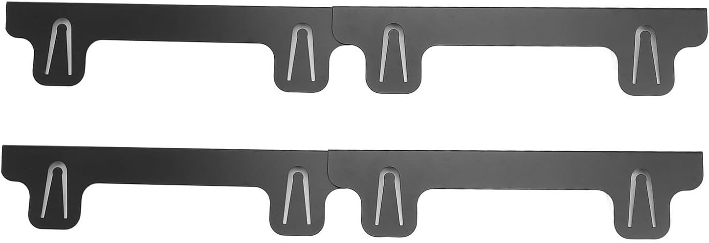 FILFEEL 2 Pack Stove Cover, Stainless Steel Stove Oven Guards for Kitchen Counter Side, Black, Made from Premium Stainless Steel, Heat and, Eliminate Hassle, tidier Kitchen, Keep