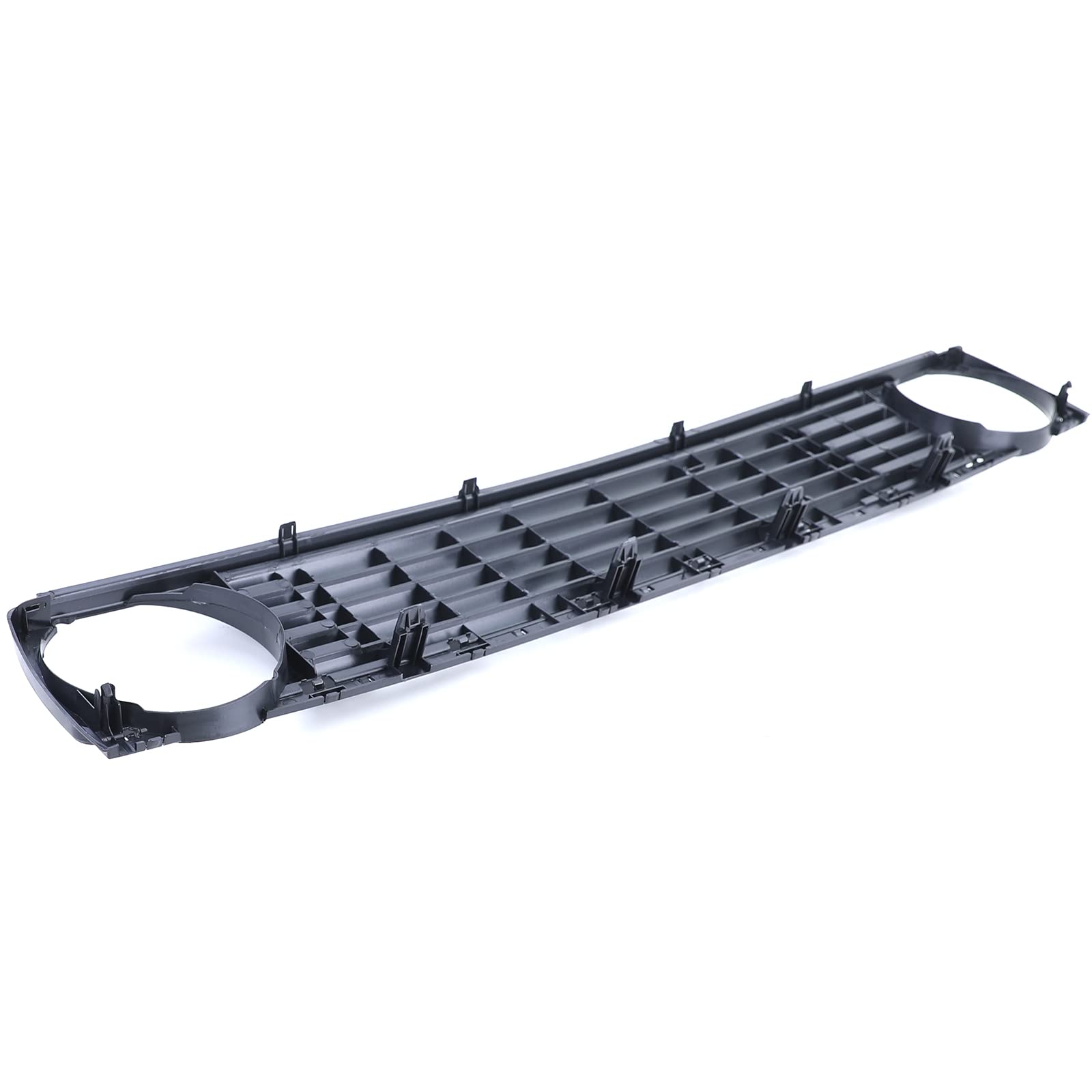 Kühlergrill ohne Emblem Schwarz mit Grillspoiler passt für VW Golf 2 1983-1991