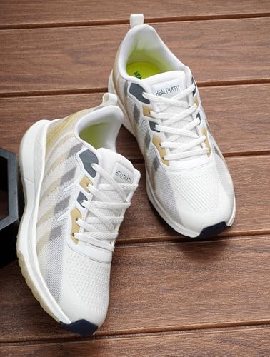 Image of Sports Shoes with Crystal Cushion Technology Lightweight Shoes Training Cricket,Gym,Comfortable Extra Max Cusion with Memory Foam Insole Running Shoes for Men HF146