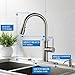 Arofa Kitchen Faucet with Pull Down Sprayer, Brushed Nickel Kitchen Sink Faucet 1-3 Hole Single Handle High Arc Stainless Steel Commercial Modern Kitchen Faucets for RV/Laundry/Outdoor/Farmhouse Sink