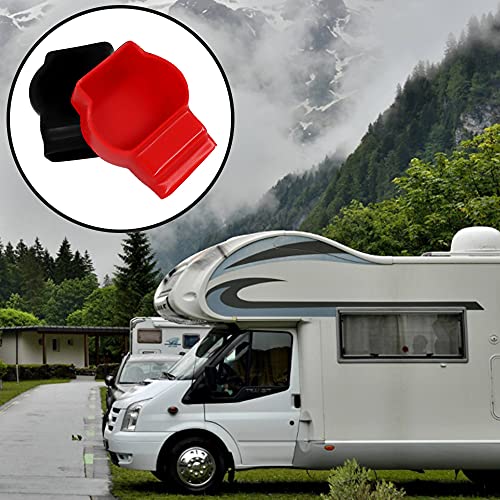 4 Pcs Red Black Battery Terminal Covers Positive & Negative Cable Protectors Battery Terminal Connectors for Car Boat