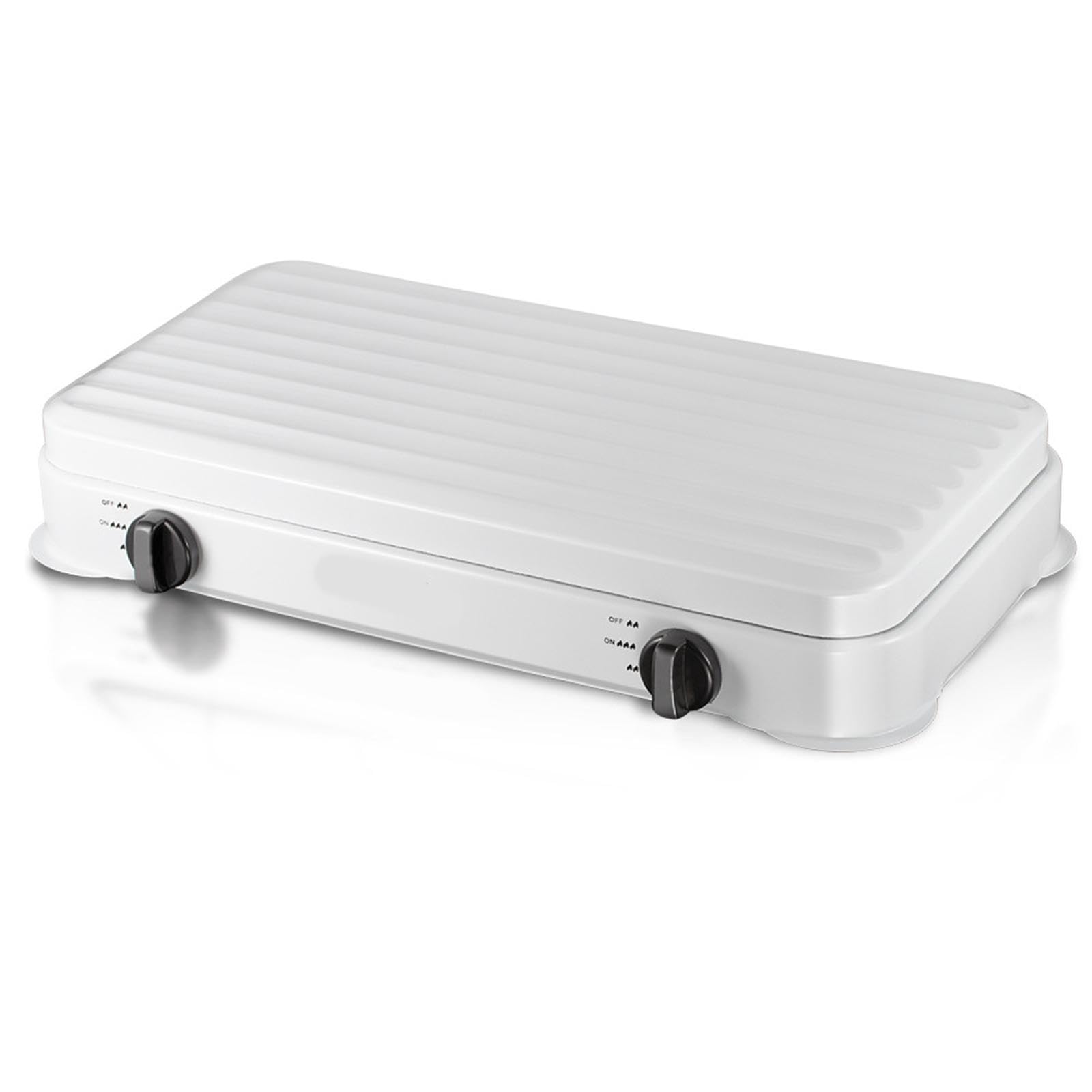 Placa de Gas con Quemador Doble, Resistente Y Fácil de Usar, Compacta, de Acero Inoxidable, con Integrado. Adecuada para El Hogar, Camping