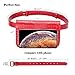 Badiya Women's Mini Waist Bag Fanny Packs Crocodile PU Leather Cell Phone Pocket