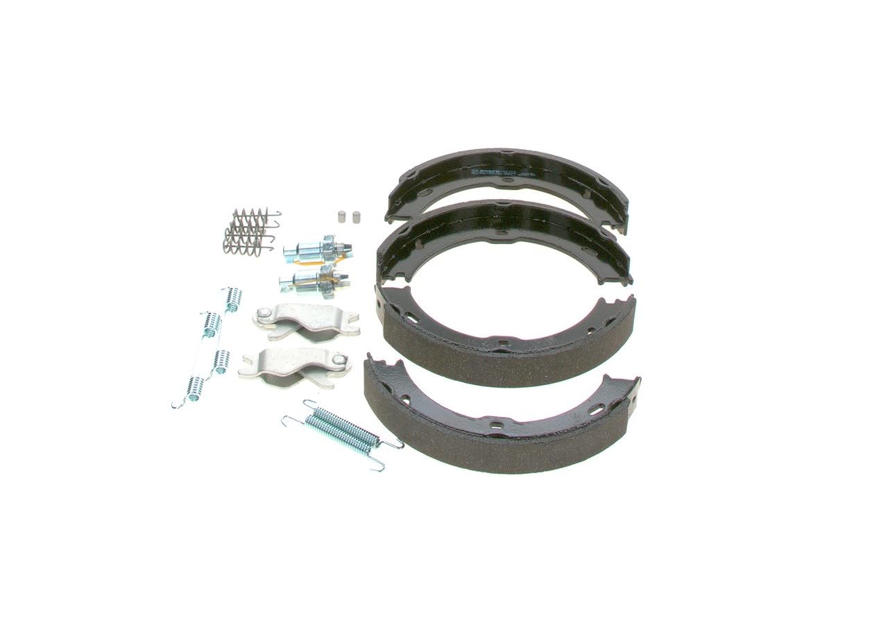 BOSCH Bremsbackensatz, Feststellbremse 0204113809 Kompatibel mit: MERCEDES-BENZ SPRINTER 3,5-t Bus, SPRINTER 3,5-t Kasten, SPRINTER 3,5-t Pritsche/Fahrgestell, SPRINTER 3-t Bus, SPRINTER 3-t Kasten
